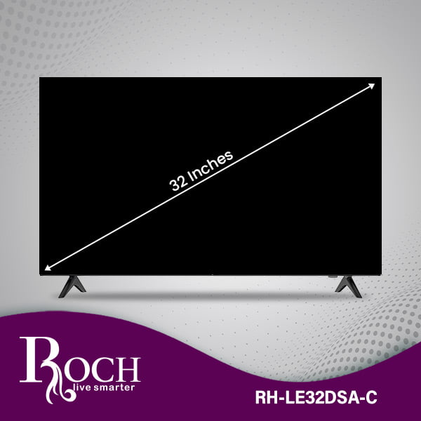 ROCH 32″ Smart TV + Android (RH-LE32DSA-C) available at Easy Shopen Ghana