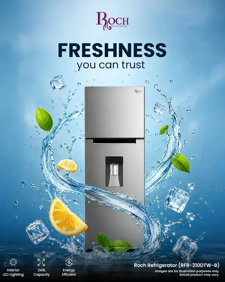 Roch RFR-310DTW-B Refrigerator