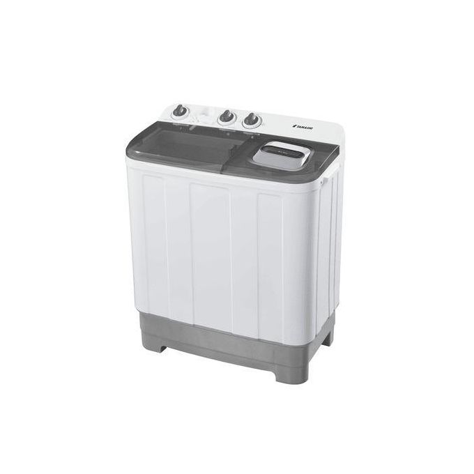 Tamashi NWX 100K-10KG- TWIN TUB SEMI AUTOMATIC WASHING MACHINE-WHITE/BLACK